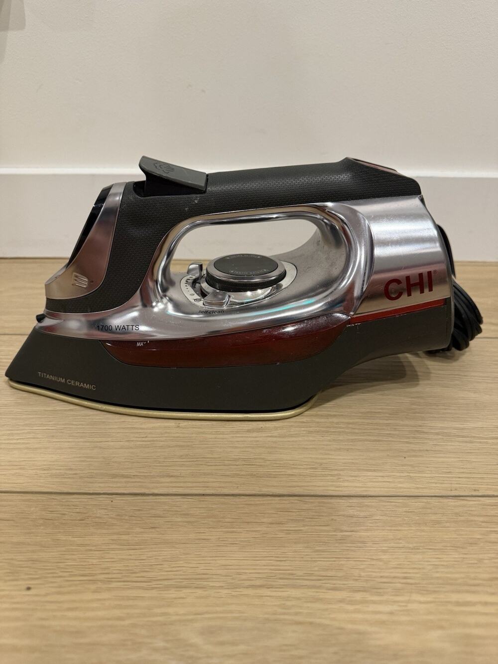 CHI Steam Iron for Clothes w/ Titanium Infused Ceramic Soleplate 13102